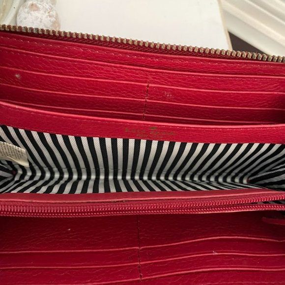 USED Kate Spade Women's Red Wallet - Picture 5 of 5